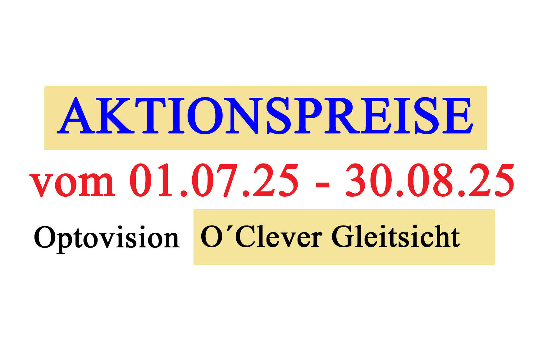 Gleitsichtgäser Aktion